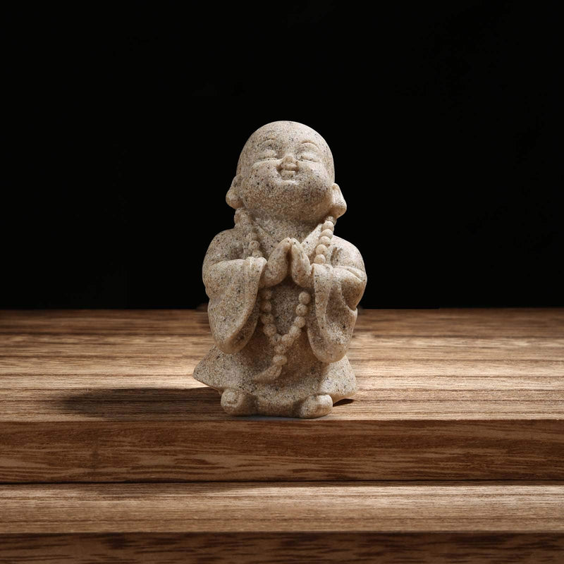 Carefree Fish Aquarium Decoration Minimalist Sandstone Buddha Fish Tank Decor Bring Home a Ray of Sunshine 2.8In HS3 - PawsPlanet Australia