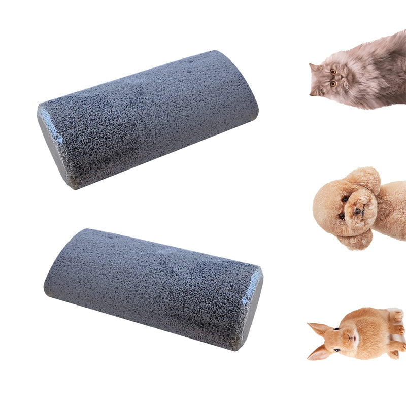 BATTLEHYMN Pet Hair Remover Brush Clean Cat Dog Hair Remove Pumice Stone from Carpet Bedding car Clothing 2 Pack - PawsPlanet Australia