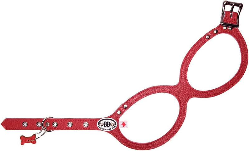 Buddy Belts Harness Pebble Grain Red - Premium Edition (4) 4 - PawsPlanet Australia