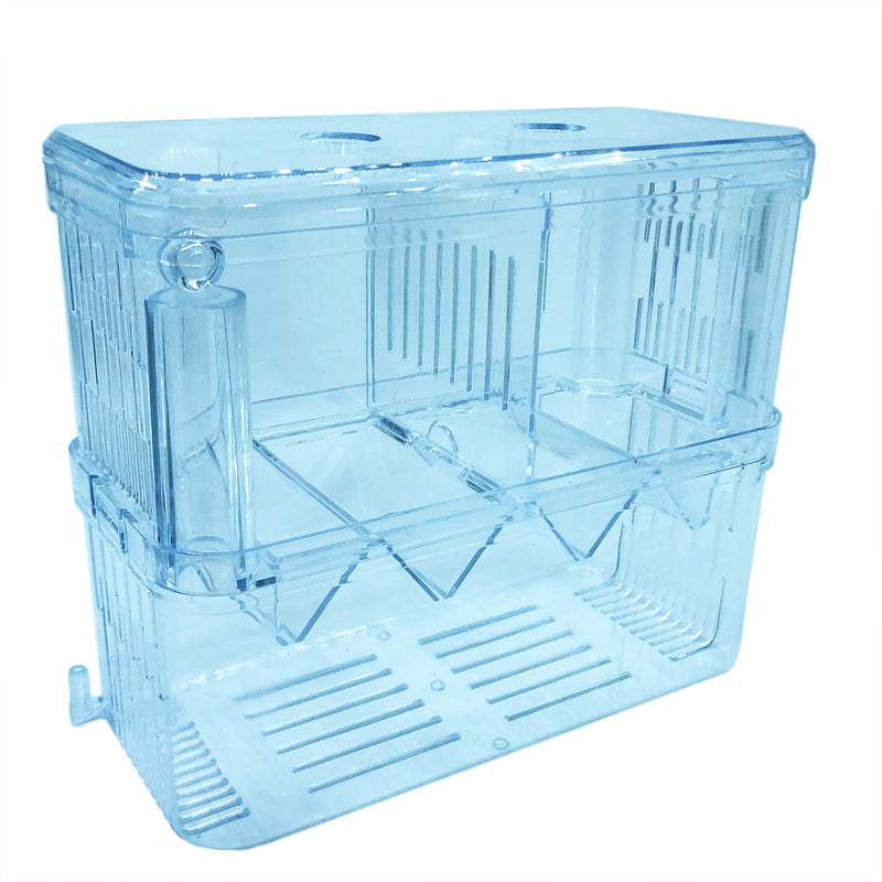 J-star Large Fish Breeder Box, Acrylic Aquarium Breeder Box, Fish Isolation Box for Betta, Guppy, Killifish, Shrimp, Clownfish etc. - PawsPlanet Australia