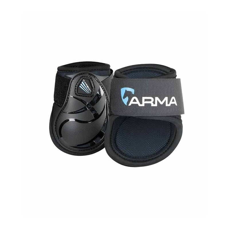 Shires Arma Carbon Fetlock Boots Full Black - PawsPlanet Australia