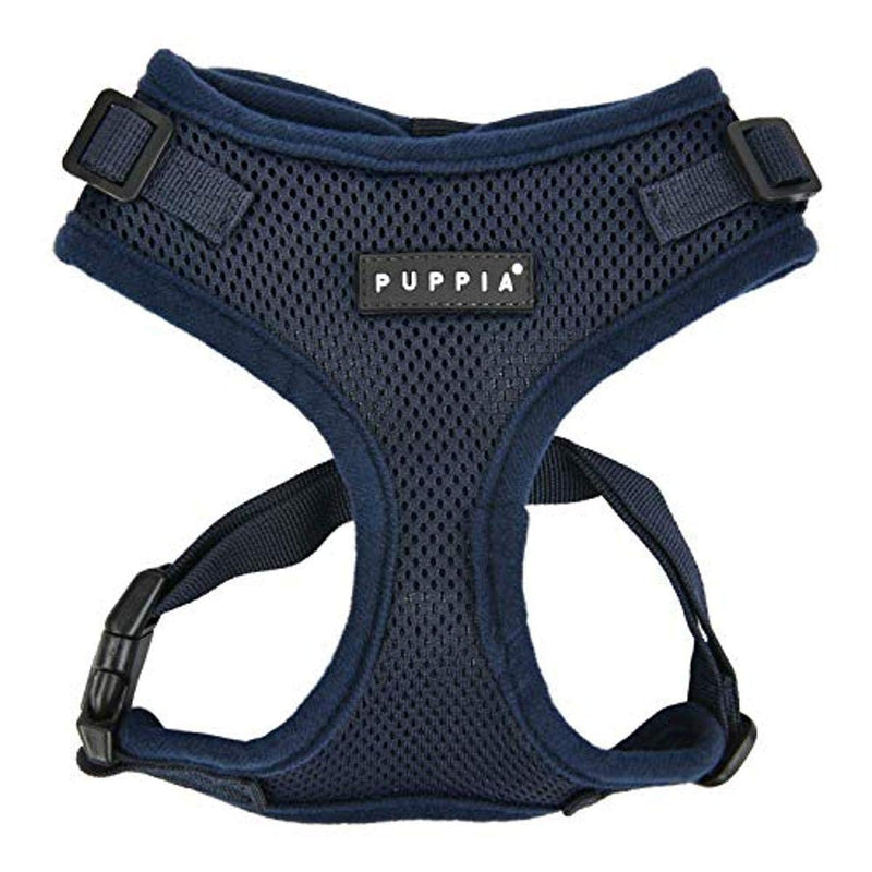 Authentic Puppia RiteFit Harness with Adjustable Neck, Navy, Extra Large X-Large - PawsPlanet Australia