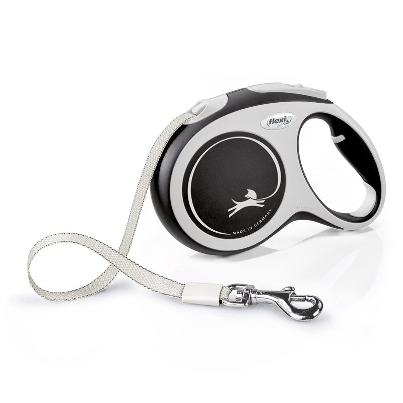 Flexi - Leash - New Comfort Model - Strap Version - Especially Sturdy Strap - Advanced Guide System - Adjustable Handle for Sizes M and L - Made in Germany - Black - L - 16 ft blue Large 5m - PawsPlanet Australia