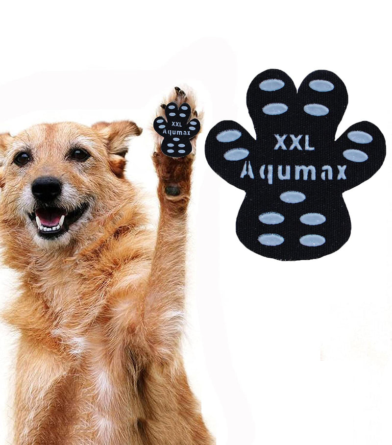 Dog Anti Slip Paw Grips Traction Pads,Dog Feet Stickers with Stronger Adhesive,Paw Protection to Provide Traction for Slippery Floors,Essentials for Senior Dogs,12 sets (48 pcs) XXL Black XXL-2.7*2.4 inch(L*W) - PawsPlanet Australia