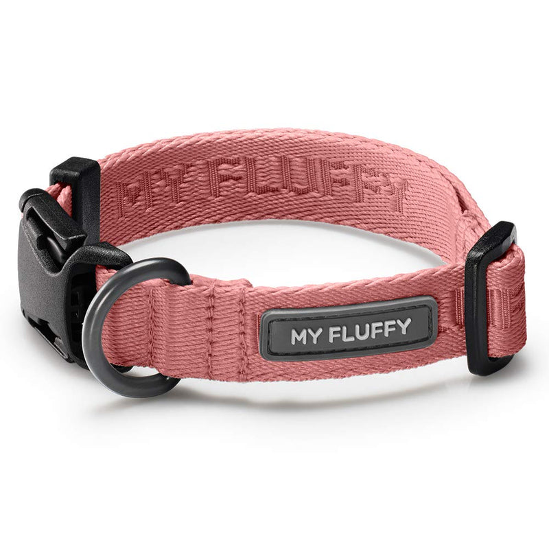 Premium Adjustable Dog Collar for Small to Medium Dogs Color Dark Pink Medium M (Length: 9.8-13.8") - PawsPlanet Australia