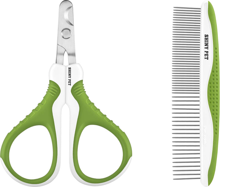 Pet Grooming Tool Bundle Set: Pet Nail Clippers [Tool #5] + Dog & Cat Comb [Tool #8] - PawsPlanet Australia
