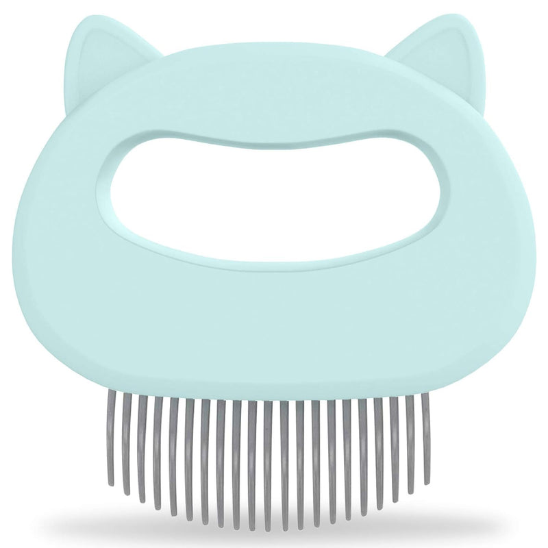 AKOAK 1 Pack Cat Massage Comb, Pet Hair Removal Massage Shell Brush, Soft Hair Removal Brush Comb and Shed Fur Remover Hair Removal Tool for Long and Short Hair Cats Dogs Puppies Rabbits - PawsPlanet Australia