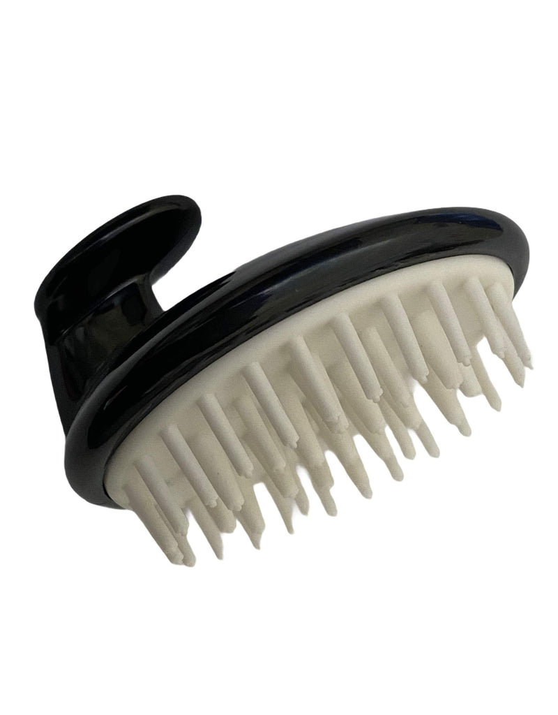 G.B.S Bath Time Silicone Pet Shampoo Brush and Massager, Black - PawsPlanet Australia