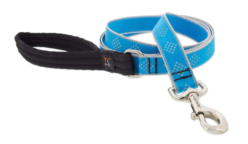 Lupine Reflective Dog Leash 4-Foot by 1" Wide Blue Diamond 1"w; 4-foot - PawsPlanet Australia