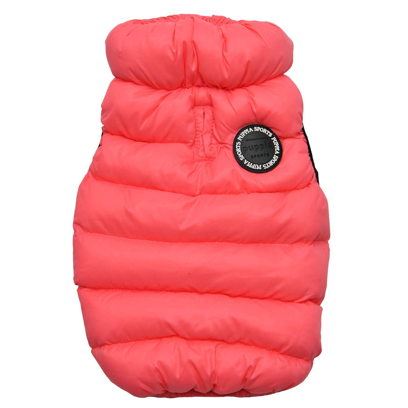 Puppia Winter Ultralight Dog Coat B Waterproof Warmth for Cold Weather Zipper Closure for Small and Medium Dogs, Pink, Small
