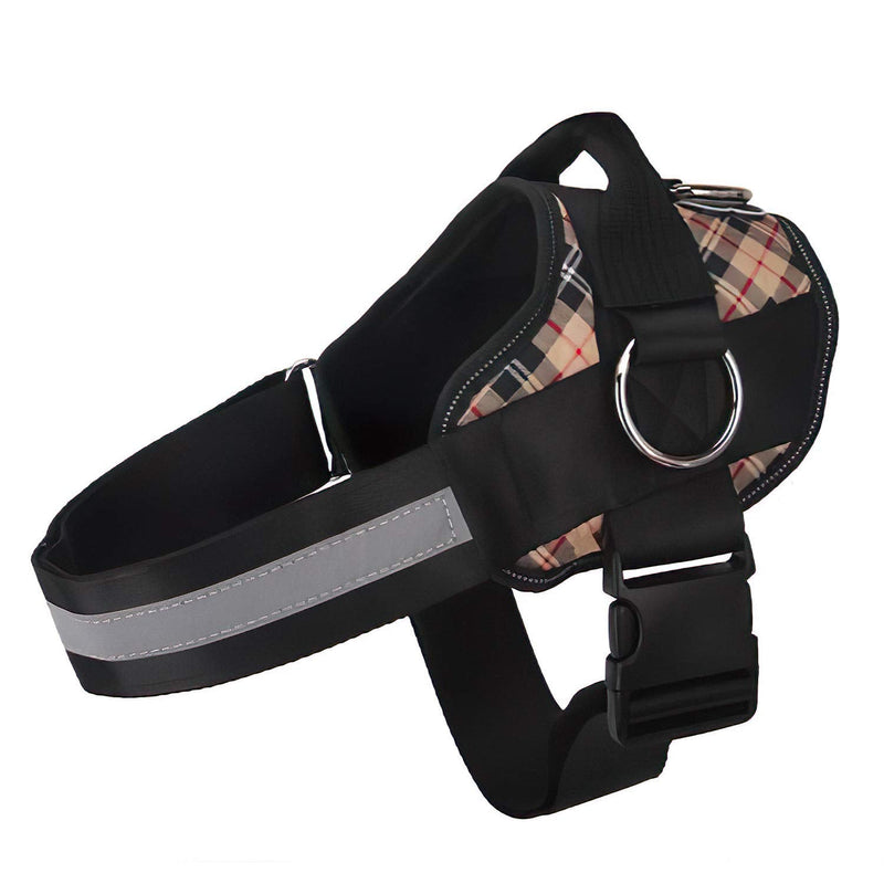 Joyride Harness for Small, Medium, Large Dogs, No-Pull Pet Harness with 3 Side Rings for Leash Placement, Adjustable Soft-Padded Vest for Training, Walking, Running, No-Choke with Easy On-Off Technology S Fall Plaid - PawsPlanet Australia