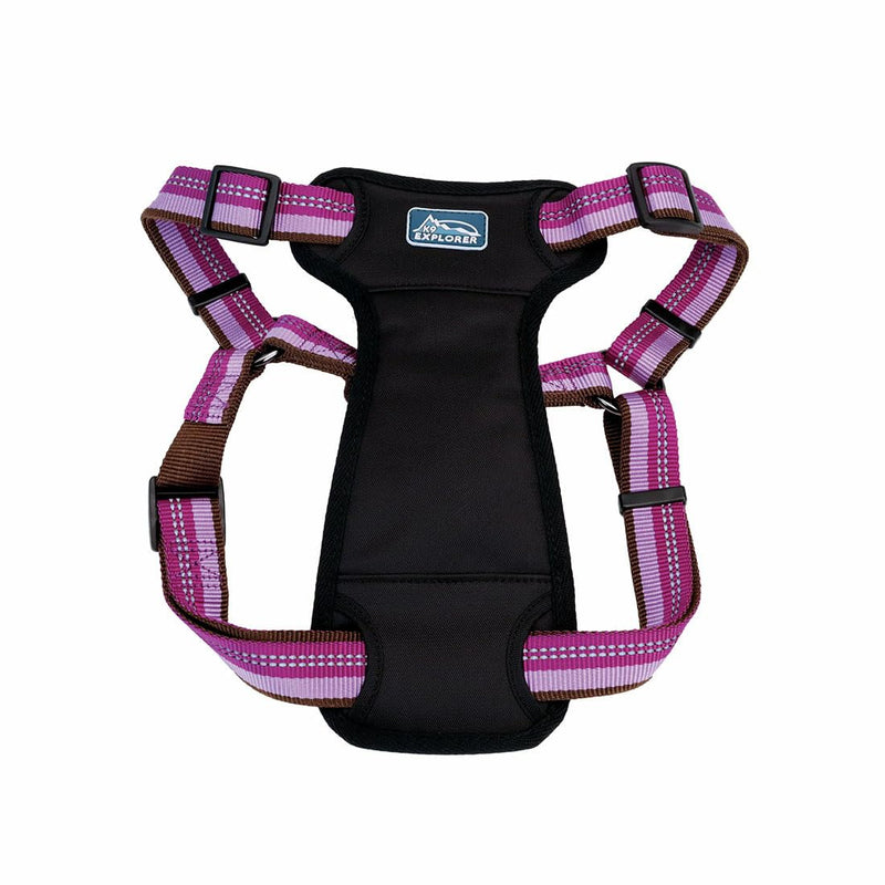 Coastal Pet K9 Explorer Reflective Adjustable Padded Dog Harness - Plush Chest Pad for Comfort - No-Pull Dog Harness for Small and Large Dogs - Orchid - 1" x 20"-30", Medium - PawsPlanet Australia