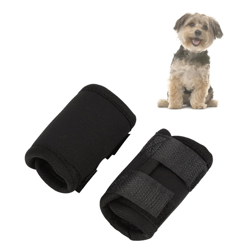 KUIDAMOS Dog Leg Protector Dog Leg Brace Front, Neoprene SBR, Front Brace for Dogs for Reducing Chronic Inflammation, Prevents Injuries Pet Splint for Dog(Black, S Code) - PawsPlanet Australia