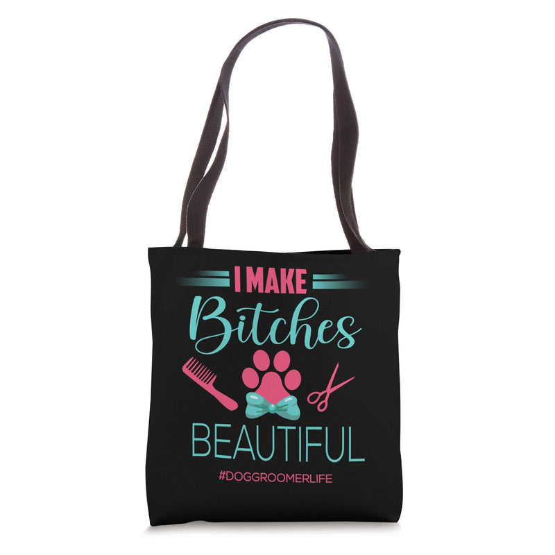 Dog Groomer Bag Dog Grooming Funny Dog Groomer Gift Tote Bag 16 inches - PawsPlanet Australia