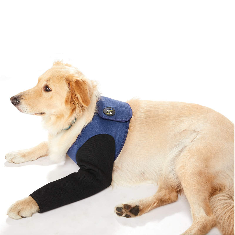 Dog Recovery Suit, Cone Collar Alternative, Abrasion Resistant Dog Recovery Sleeve, Washable 2.5mm Thick and Waterproof, Pet Wounds Prevent Licking, Bite, Keep Dry (L) Large - PawsPlanet Australia