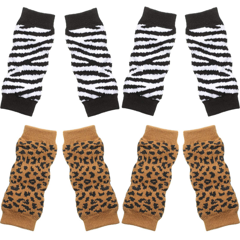 Geyoga 2 Sets Knitted Pet Leg Warmers Elastic Pet Leg Hock Protectors Warm Dog Hock Covers Pet Leg Sleeves for Medium and Large Dogs, XL - PawsPlanet Australia