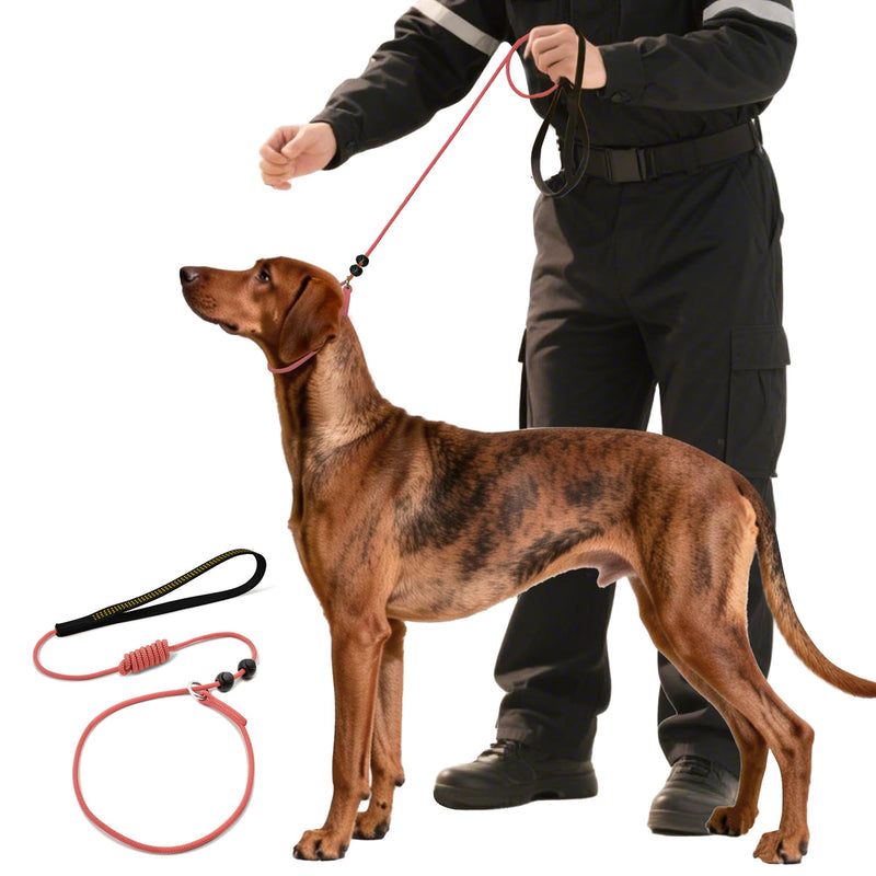 ?BeauGo|Dog Leash Slip Lead|Dog Training Leash,Trainer Rope Designed for DogTraining and NGKC Competition,No Pull Dog Lead & Collar,Trainer Rope for Small Medium Large Dogs.Slip Leads for Dogs 6 FT PINK Training(6FT*1.8M? - PawsPlanet Australia