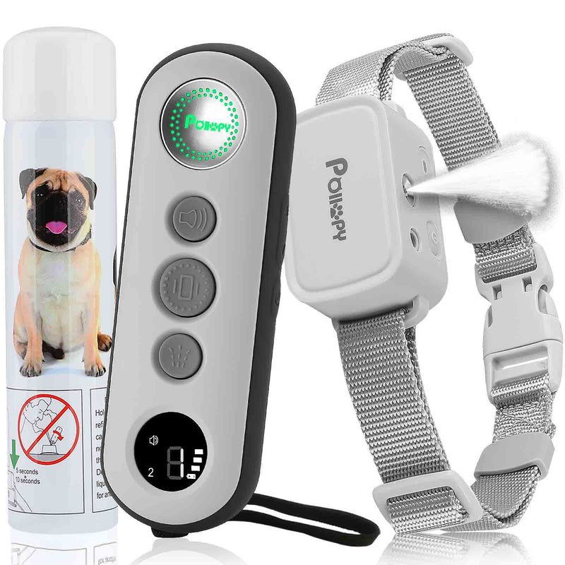 Citronella Dog Training Collar with Remote【Can't Work Automatically】,3 Modes & 3 Spray Levels, Spray/Vibration/Beep, Humane Citronella Dog Collar,1000ft Range No Shock Rechargeable Spray Dog Collar - PawsPlanet Australia