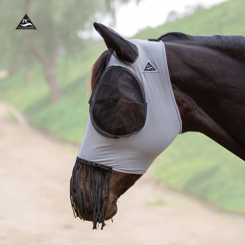 Comfort-Fit Deluxe Fly Mask (Pony) - PawsPlanet Australia