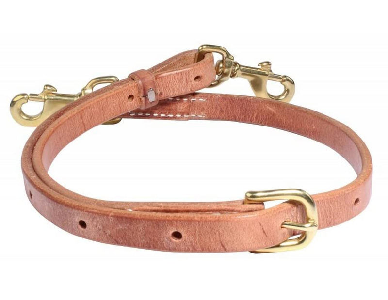 Professionals Choice Harness Leather Tie Down Strap w/Brass Snaps N/A N/A - PawsPlanet Australia