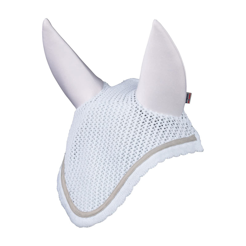 Zurich Noise Cancelling Crochet-Pattern Horse Ear Net - White - Horse - PawsPlanet Australia