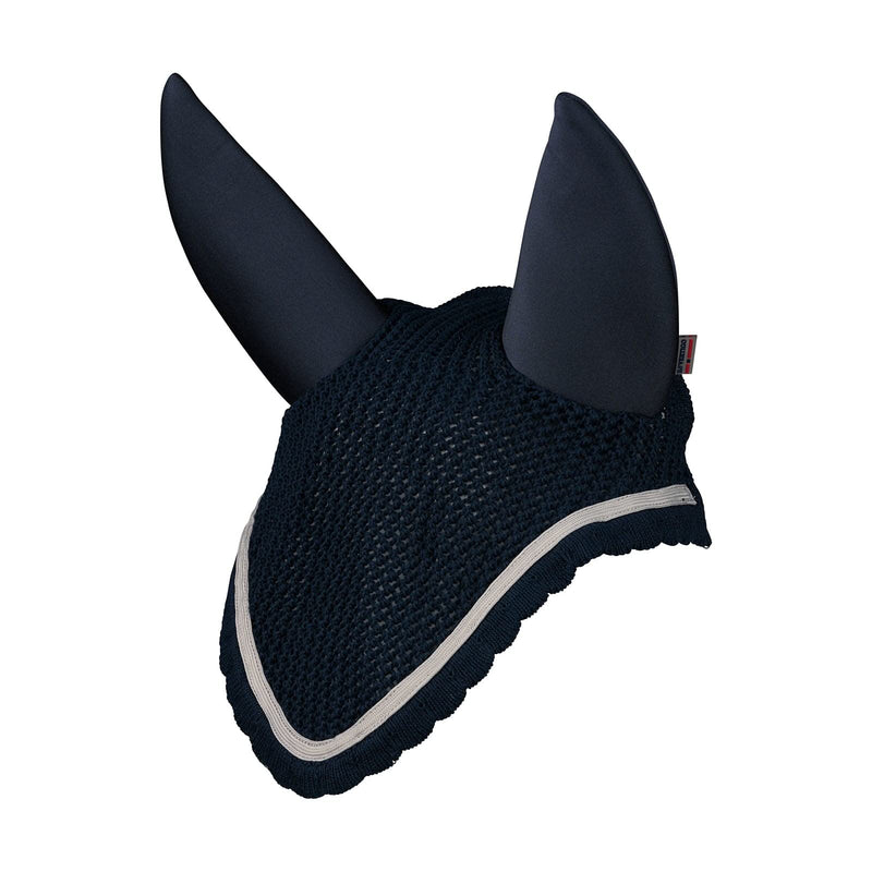 Zurich Noise Cancelling Crochet-Pattern Horse Ear Net - Dark Navy - Horse - PawsPlanet Australia