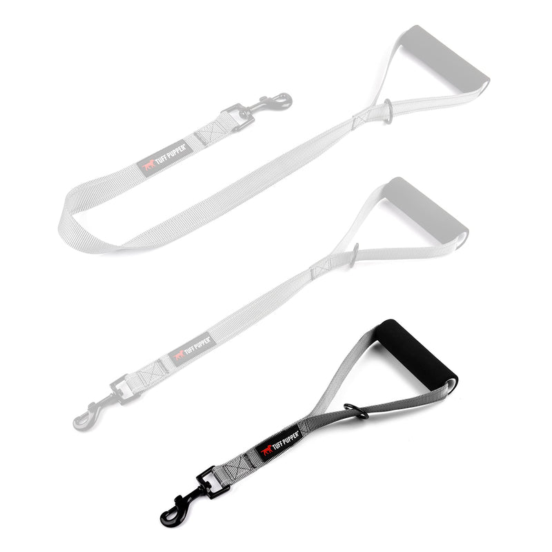 Tuff Pupper Service Dog Leash With Handle for Large Dogs | 12 Inch | Perfect for Service Harness & Training | Traffic Handle With Padding | Short Coupler - PawsPlanet Australia