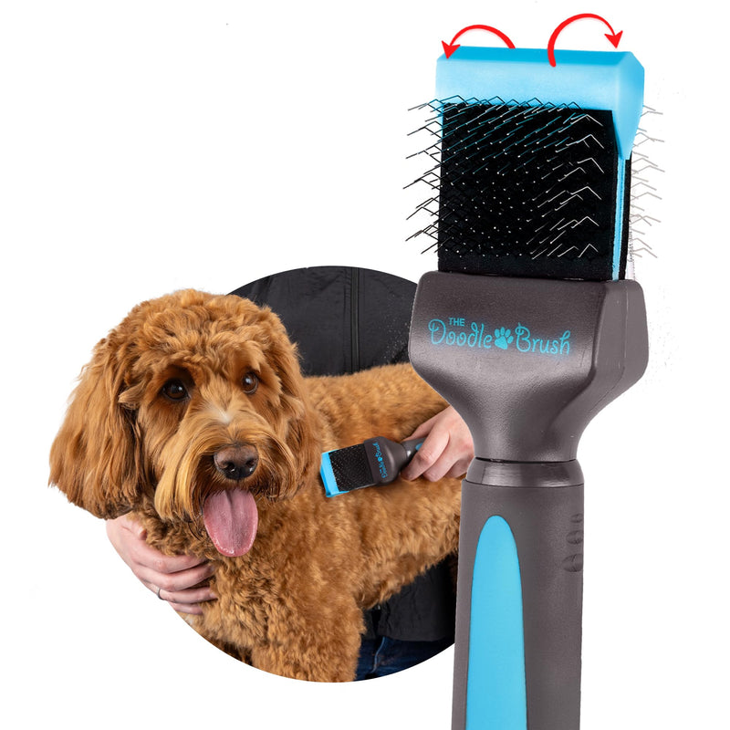 Doodle Brush Slicker Dog Brush, Dog Brush For Cockapoo, Goldendoodle Poodle Dog Brush, Dog Detangler Brush Slicker Brush for Dogs Slicker Brush Dog Slicker Brush For Long Haired Dogs - Single Head - PawsPlanet Australia