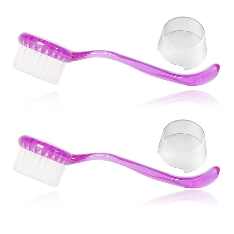 2 Pack Hamster Brush, Guinea Pig Massage Combs, Hedgehog Cleaning Supplies - Purple - PawsPlanet Australia