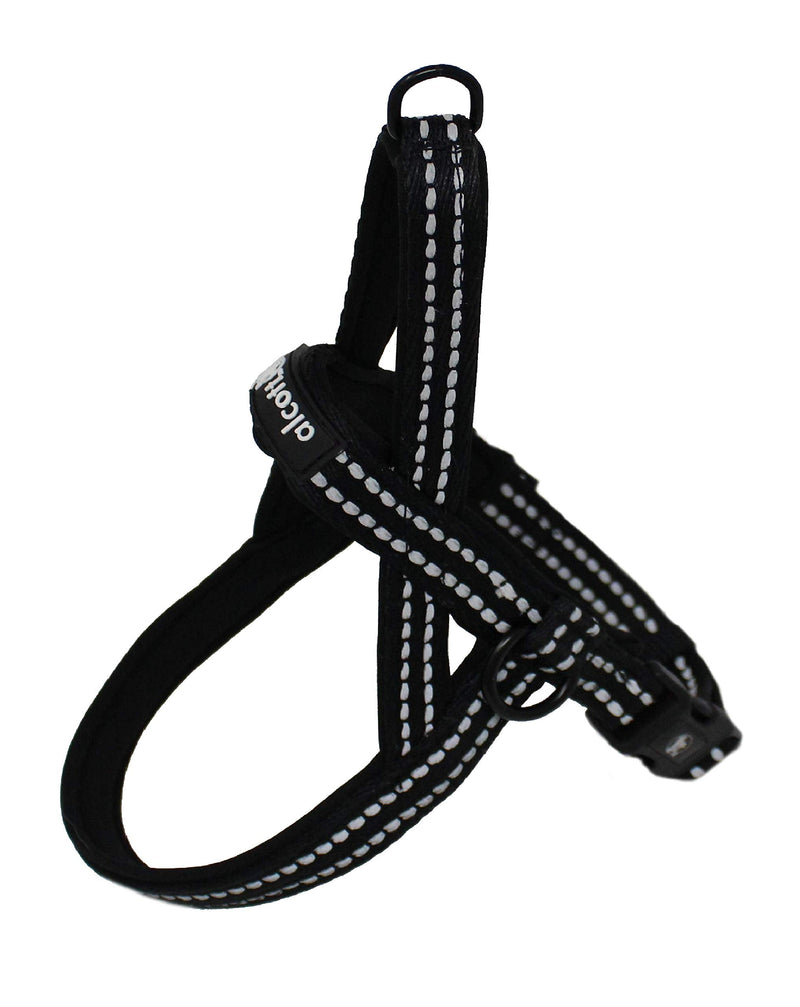 Alcott Norwegian Harness for Dogs, Reflective Stitching Extra Large Black - PawsPlanet Australia