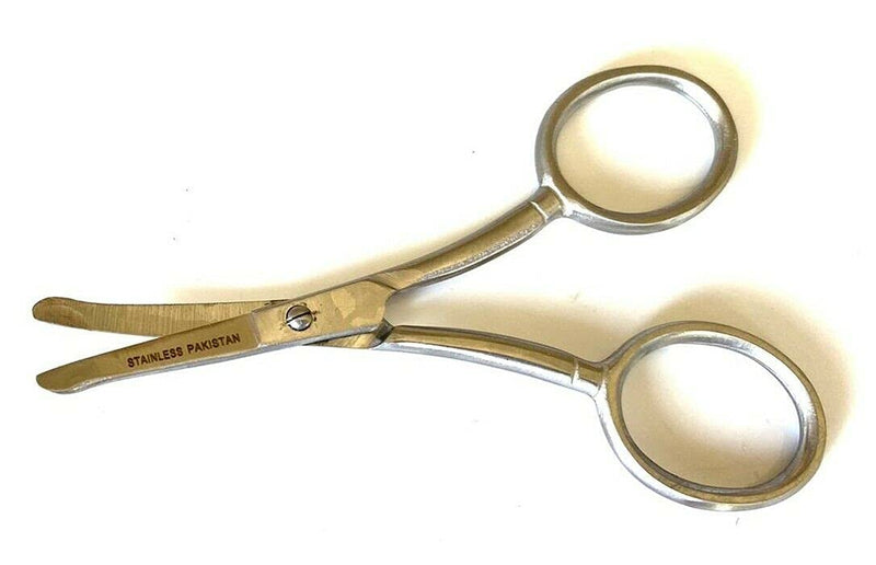 3.5" Dog Grooming Scissors W/Safety Tips for EYE EAR NOSE Stainless Steel - PawsPlanet Australia