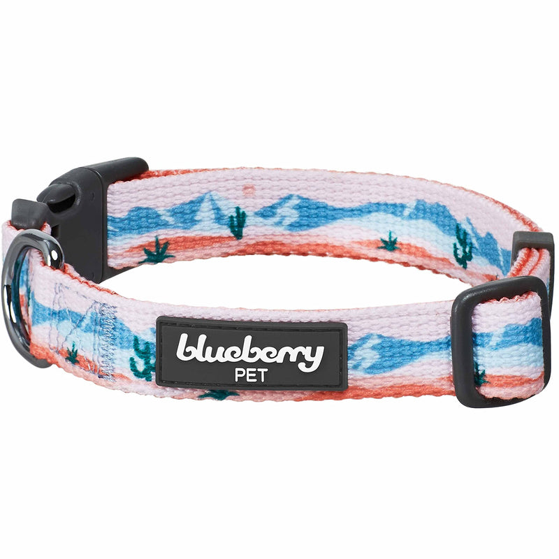 Blueberry Pet Mountain Climbing Fun Adjustable Dog Collar, Large, Neck 18"-26" Mountain - Collar - PawsPlanet Australia