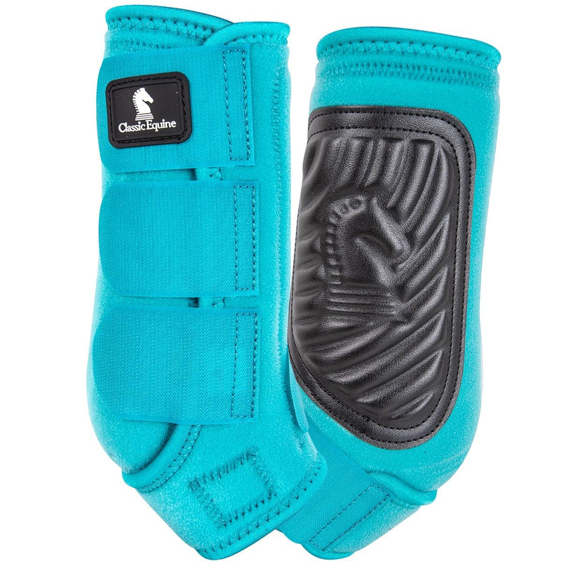 Classic Equine ClassicFit Sling Boots, Front Medium Aqua - PawsPlanet Australia