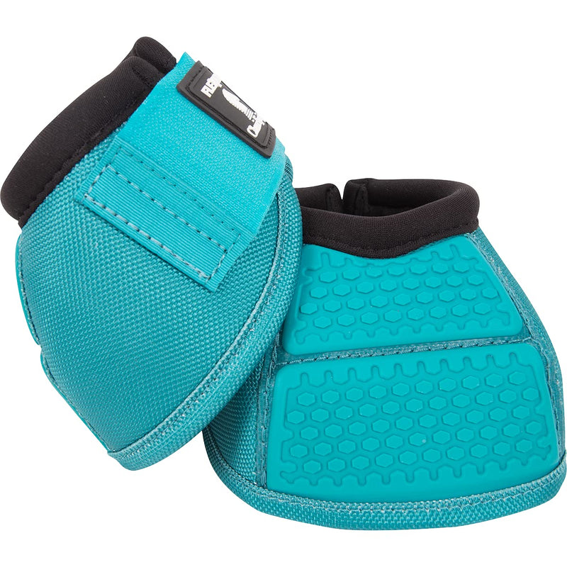 Classic Equine Flexion No Turn Bell Boot Aqua LARGE - PawsPlanet Australia