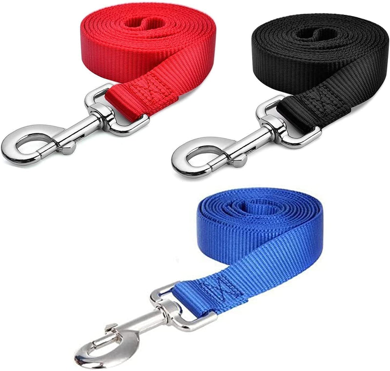 Pet Dog Training Leash Strong Durable Nylon Lead 5 Feet Long Dog Pet Puppy Training Obedience Lead Leash 3Pack Set - PawsPlanet Australia