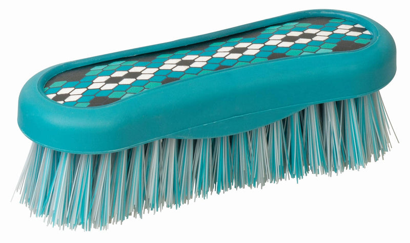 Weaver Livestock SM Groom Brush, Teal Diamond