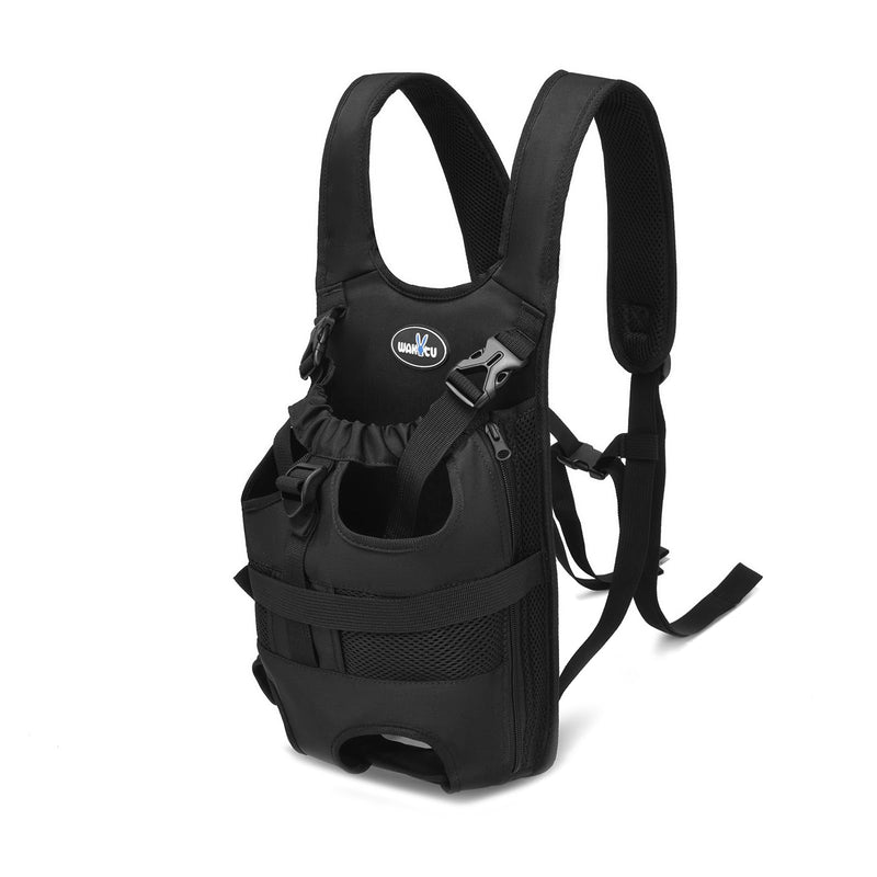 Dog Front Carrier Backpacks for Small Dogs, Legs Out Pet Carrier Sling Backpack with Adjustable Padded Ventilated Shoulder Straps, Easy-Fit for Traveling Hiking Camping,Large Large 2.0 Black - PawsPlanet Australia