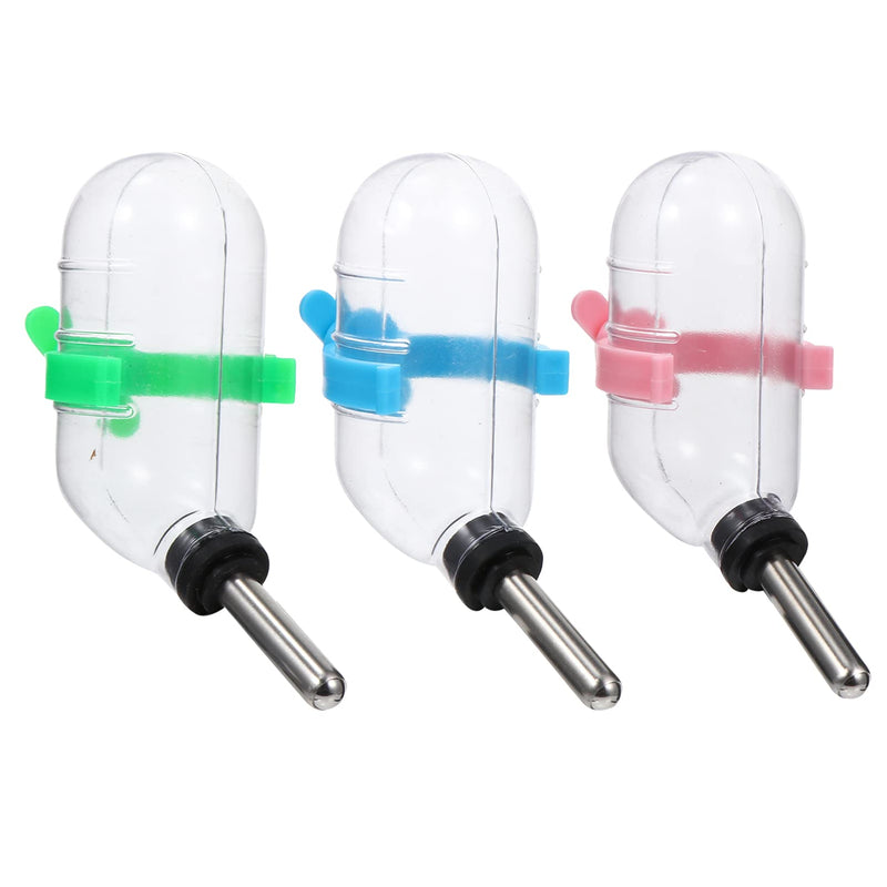 balacoo 3pcs 60ml Water Feeder Bottle Bowl for Pet Dwarf Hamster Mice Gerbil Rat Chinchillas Guinea Pig Squirrel Rabbit Small Animal Water Dispenser Random Color - PawsPlanet Australia