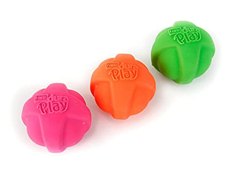 Hartz Dura Play Bacon Scented Squeak Ball Dog Toy for Small Breeds, 3 Pack Small (3 Count) - PawsPlanet Australia