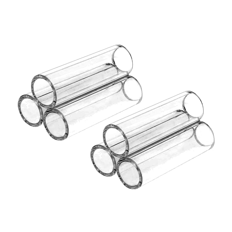 IAFVKAI Aquarium Plant Cup Aquarium Decoration Aquatic Plant Pot with Suction Cups for Fish Tank Plant and Fish Shrimp Feeder Glass Breeding Tube 6pcs Tube - PawsPlanet Australia