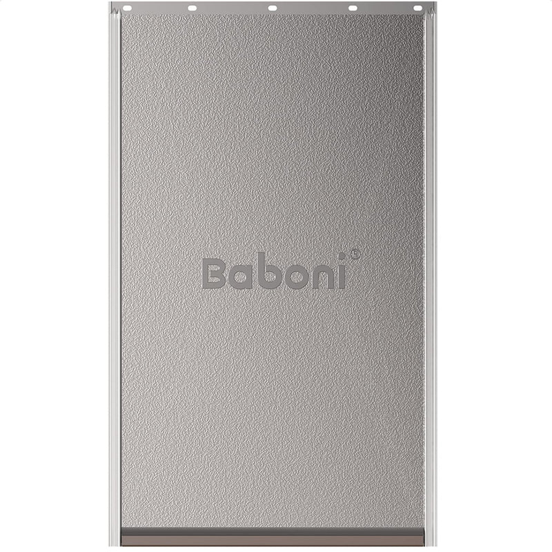 Baboni Replacement Flap for Dog and Cat Doors Including Screws, Large(10 1/8 in x 16 7/8 in) Brown Magnetic Strip(only for Baboni Metal Dog Door) Large(Pack of 1) - PawsPlanet Australia