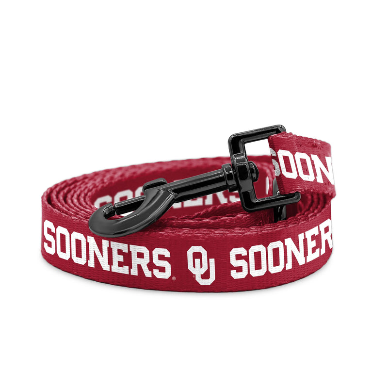 Oklahoma Sooners Collars and Leashes | Officially Licensed | Adjustable-Fits All Pets! (6 Ft Leash) 6 Ft Leash - PawsPlanet Australia