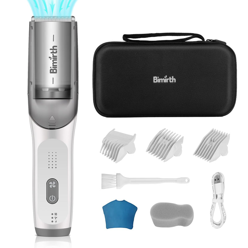 Bimirth Baby Hair Clipper with Vacuum - Hair Trimmer for Kids and Toddlers - Waterproof, Rechargeable, Cordless Hair Cutting Machine for Children (with Bag) - PawsPlanet Australia