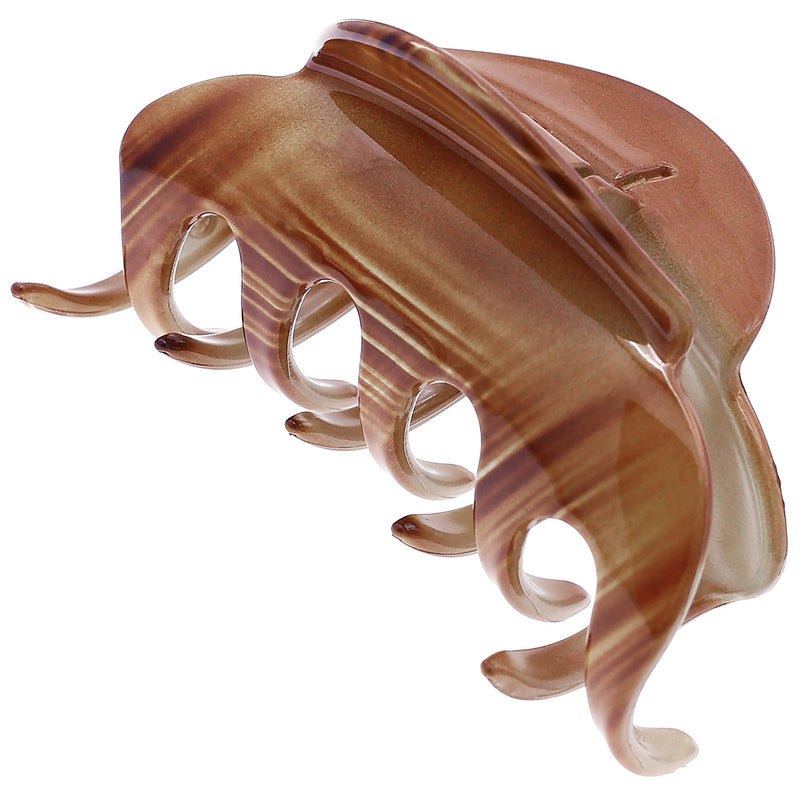 Camila Paris CP3216 French Hair Clip for Women for Thick Hair for Long Curly Wavy Hair, Large, Girls Hair Claw Clips Jaw Styling Hair Accessories for Women, Strong Hold No Slip Grip, Made in France Brown - PawsPlanet Australia