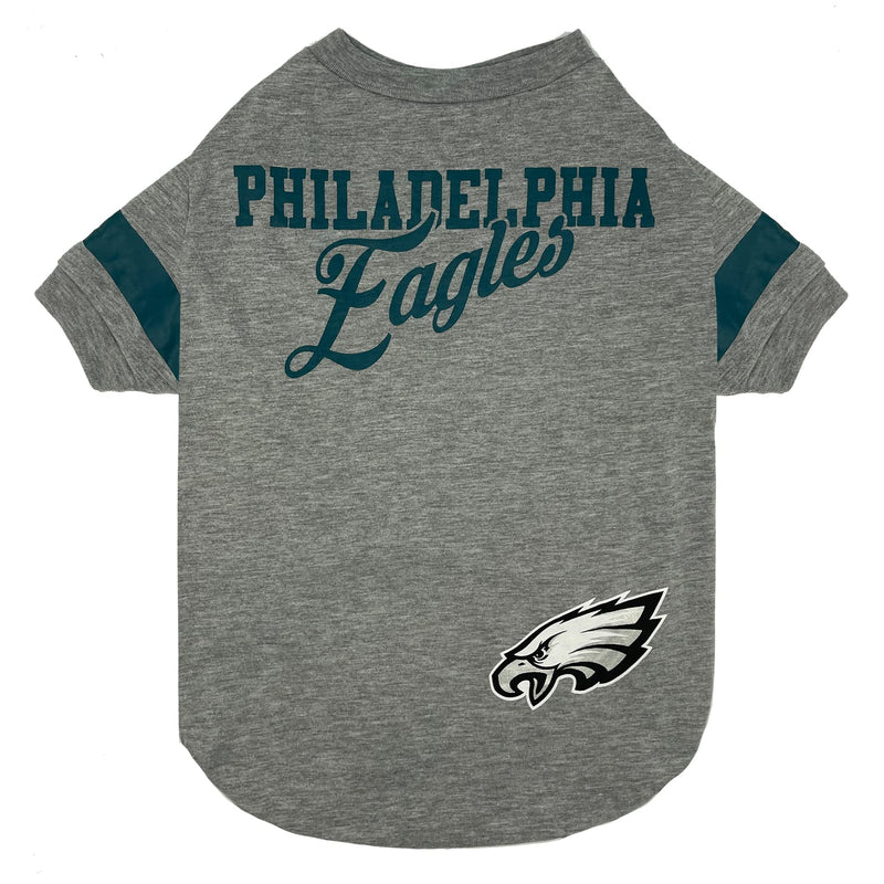 NFL Philadelphia Eagles T-Shirt for Dogs & Cats, Medium. Football Dog Shirt for NFL Team Fans. New & Updated Fashionable Stripe Design, Durable & Cute Sports PET TEE Outfit - PawsPlanet Australia