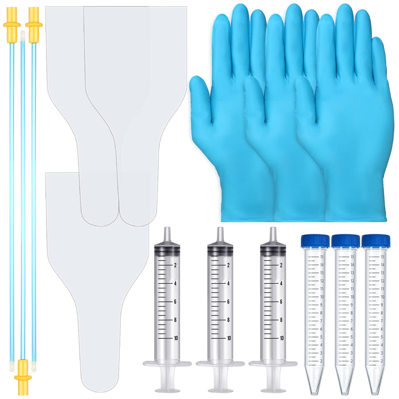 Weewooday 3 Set AI Artificial Insemination Dog Breeding Kit Artificially Inseminate Dog Kit Disposable Canine Artificial Insemination Cones Dog Semen Collection Bag for Dog Pet (30 cm, Blue) 30 cm - PawsPlanet Australia
