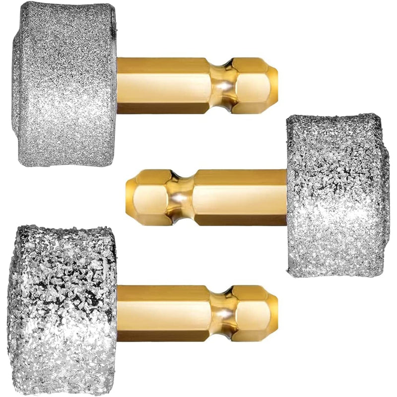 LuckyTail - Dog Nail Grinder - Regular, Hard & Soft Replacement Head - Small & Large Dogs - Premium Quality - Diamond Tip Drill Bit - Professional Dog Nail Trimmers - Grooming Kit - 3 Pack Three Pack - PawsPlanet Australia