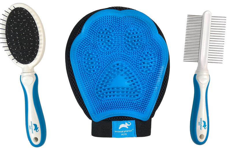 Animal Planet Pet Grooming Grooming Kit ( 3 Pack) - PawsPlanet Australia