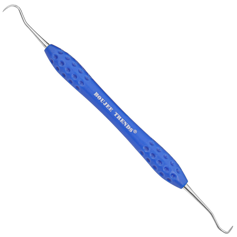 Professional Dental Tools Tartar Scraper For Dentist, Personal and Pets Use Plaque Remover With Comfortable Grip, Double ended Silicon Grip Scaler - PawsPlanet Australia