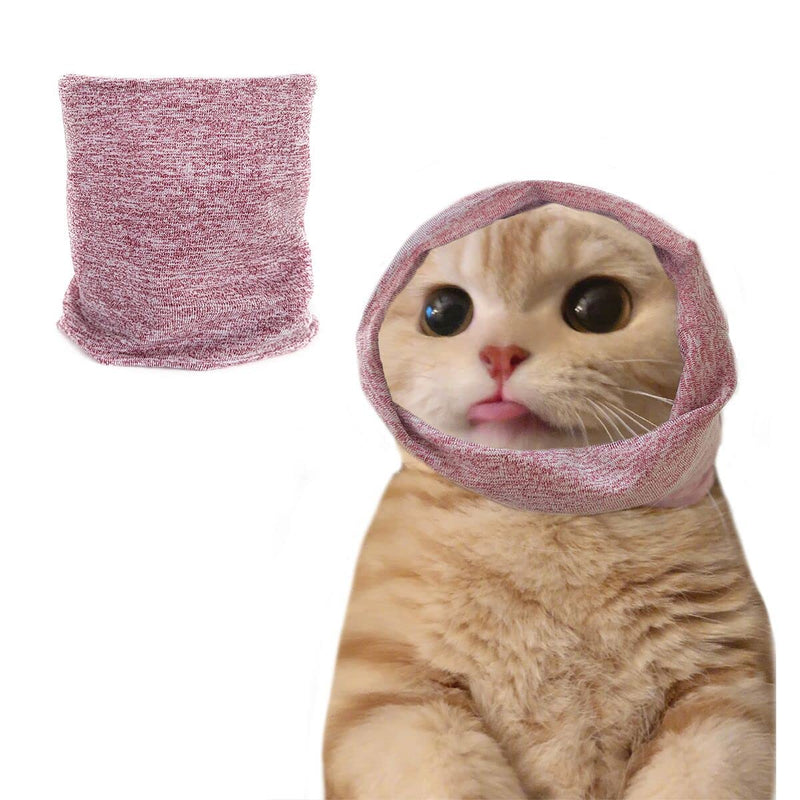 Quiet Ears for Dogs Hats, Dog Ear Cover for Anxiety Relief& Calming Dogs, Dog Ear Muffs Noise Protection, Neck and Ear Wrap Dog Snoods for Cats&Dogs,Pink S Pink - PawsPlanet Australia